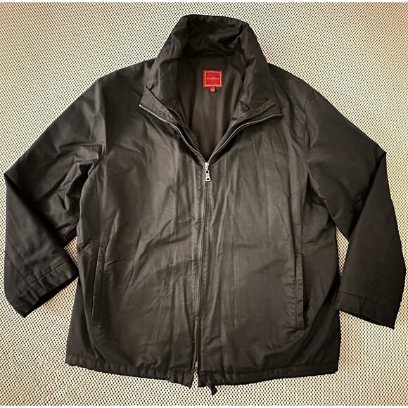 Cole Haan City Jacket Mens Size Large Thermore Polyester Cotton Blend Zip Front‎ - Picture 1 of 16